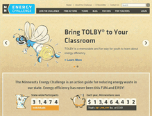 Tablet Screenshot of mnenergychallenge.org